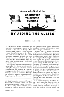 Minneapolis Unit of the Committee to Defend America by Aiding the Allies