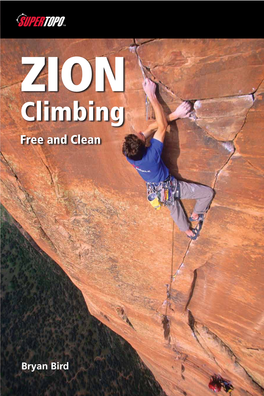 Ing Zion Climbing: Free and Clean