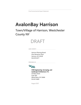 Draft Final Avalon Bay FEIS