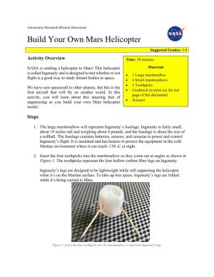 Build Your Own Mars Helicopter