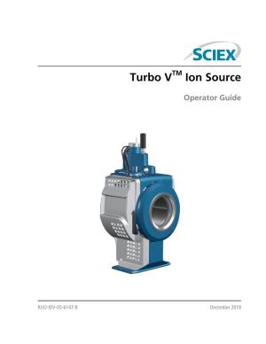 Turbo V Ion Source Operator Guide
