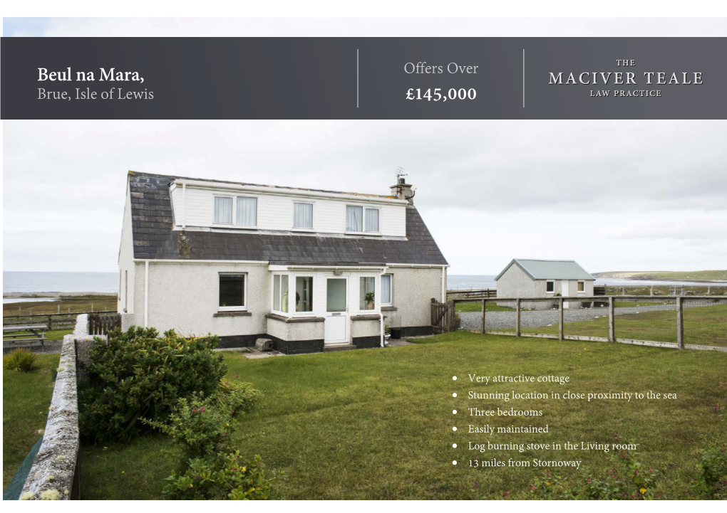 Beul Na Mara, £145,000