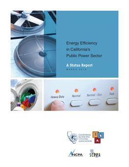 Energy Efficiency in California's Public Power Sector: a 2010 Status Report