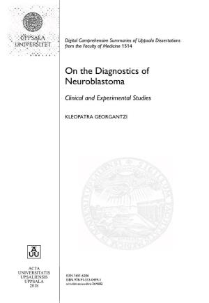 On the Diagnostics of Neuroblastoma
