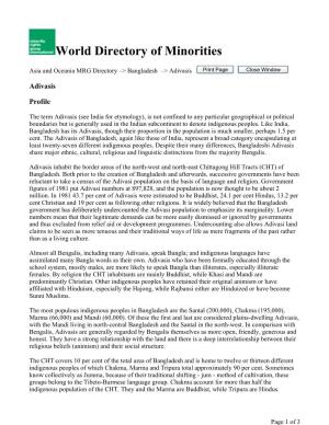 World Directory of Minorities