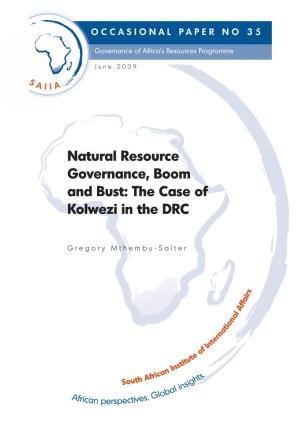 The Case of Kolwezi in the DRC