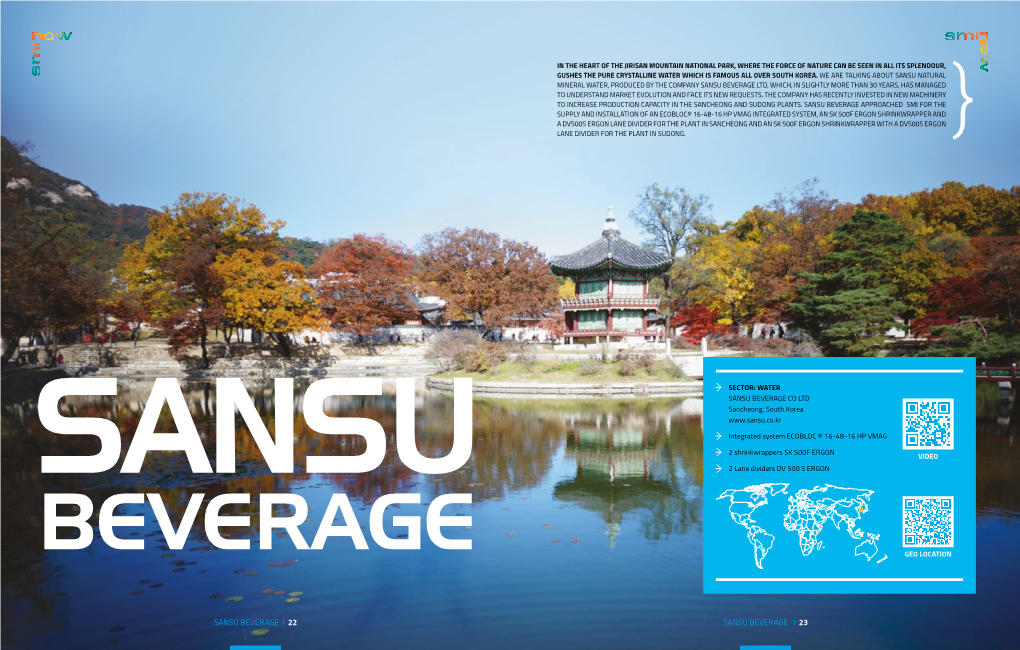 Sansu Beverage Ltd, Which, in Slightly More Than 30 Years, Has Managed to Understand Market Evolution and Face Its New Requests