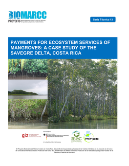 Payments for Ecosystem Services of Mangroves: a Case Study of the Savegre Delta, Costa Rica