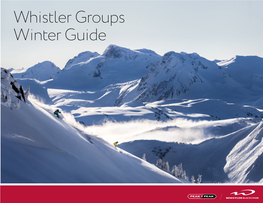 Whistler Groups Winter Guide