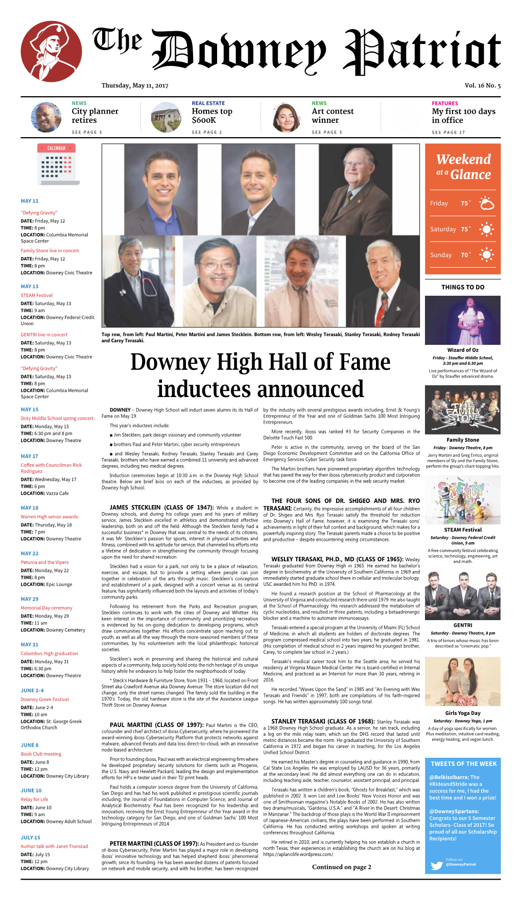 Downey High Hall of Fame Inductees Announced