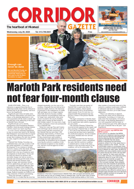 Marloth Park Residents Need Not Fear Four-Month Clause