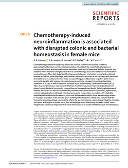 Chemotherapy-Induced Neuroinflammation Is