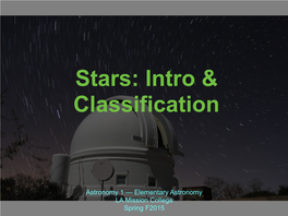 A1 F2015 Stars Intro and Classification.Key