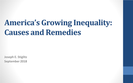 Wealth and Income Inequality in the Twenty-First Century