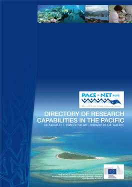 Directory of Research Capabilities in the Pacific Deliverable 1.1