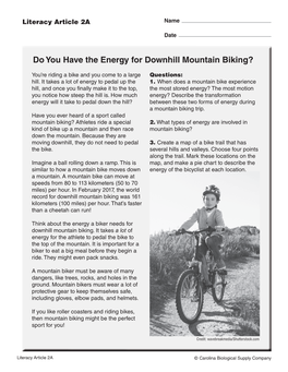 Do You Have the Energy for Downhill Mountain Biking?