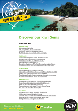 Download Our List of All 101 Kiwi Gems