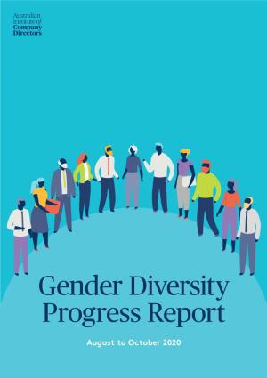 Gender Diversity Progress Report