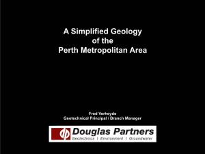 A Simplified Geology of the Perth Metropolitan Area