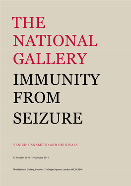 Immunity from Seizure