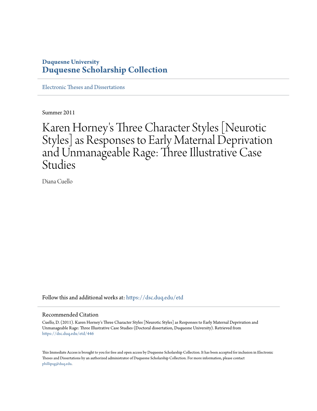 Karen Horney's Three Character Styles [Neurotic Styles] As Responses To ...