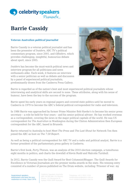 Barrie Cassidy