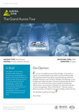 The Grand Aurora Tour