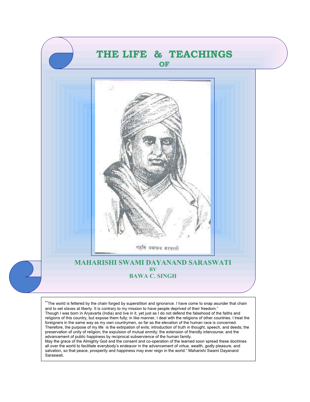 Life & Teachings.Pdf