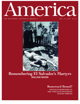 Remembering El Salvador's Martyrs