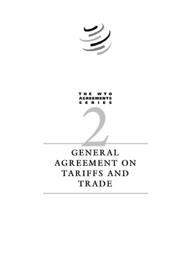 General Agreement on Tariffs and Trade)