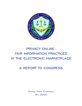 Fair Information Practices in the Electronic Marketplace