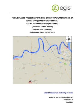 Final Detailed Project Report (Dpr) of National Waterway No. 07