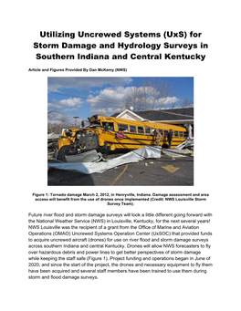 For Storm Damage and Hydrology Surveys in Southern Indiana and Central Kentucky