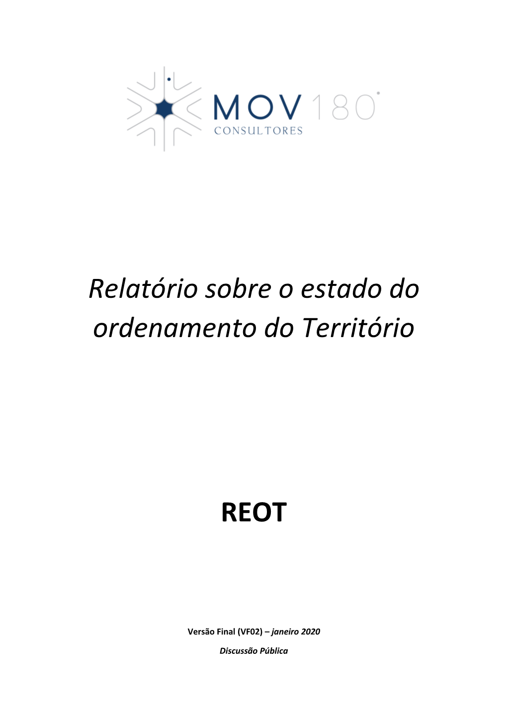 Relatório Sobre O Estado Do Ordenamento Do Território