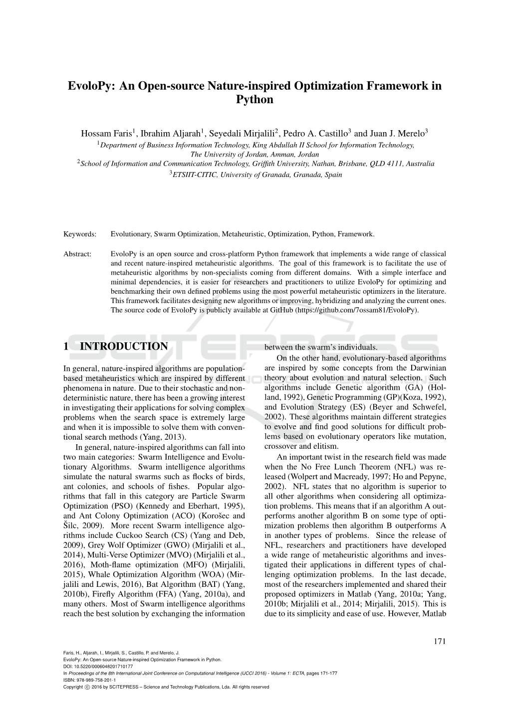 An Open-Source Nature-Inspired Optimization Framework in Python