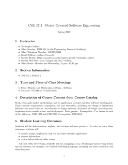 Object-Oriented Software Engineering