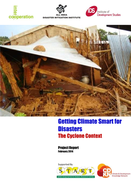 Getting Climate Smart for Disasters the Cyclone Context