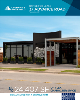 24,407 SF CHARACTER SPACE IDEALLY SUITED for a CREATIVE FIRM OFFICE for LEASE 37 ADVANCE ROAD Toronto, ON