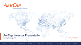 Aercap Investor Presentation Aercap Holdings N.V