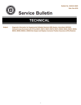 Bulletin No.: 08-09-41-002H Date: Nov-2016 Subject: Diagnostic