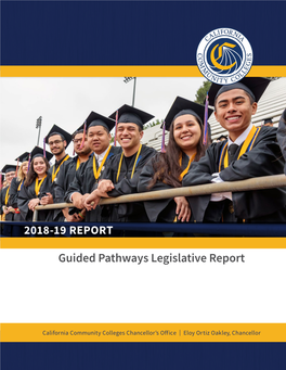Guided Pathways Legislative Report