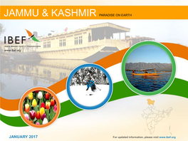Jammu & Kashmir Paradise on Earth