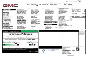 2021 Sierra 3500 4Wd Crew Cab Exterior: Pacific Blue Metallic Engine: 6.6L V8 Slt Interior: Jet Black Trans: 6-Speed Auto