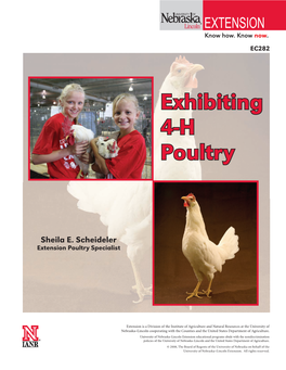 Exhibiting 4-H Poultry