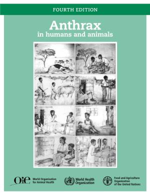 Anthrax in Humans and Animals