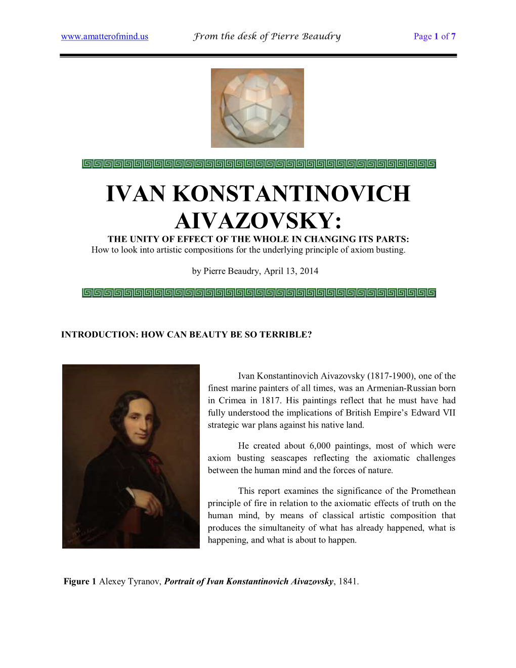 Ivan Konstantinovich Aivazovsky