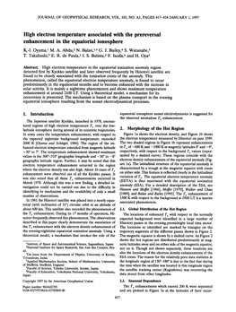 High Electron Temperature Associated with the Prereversal Enhancement