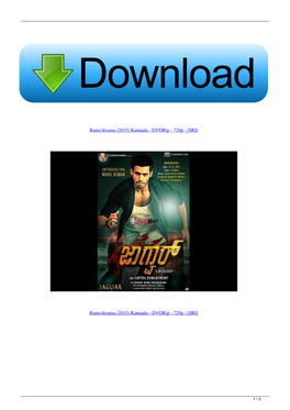 Ranavikrama 2015 Kannada Dvdrip 720P SRI, Rpondre En Citant