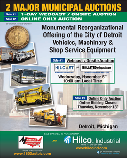 2 Major Municipal Auctions