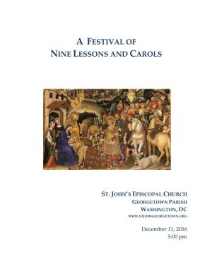 Festival of Nine Lessons and Carols